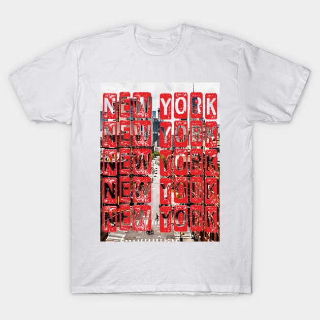 New York New York T-Shirt by FifthBaseShirts